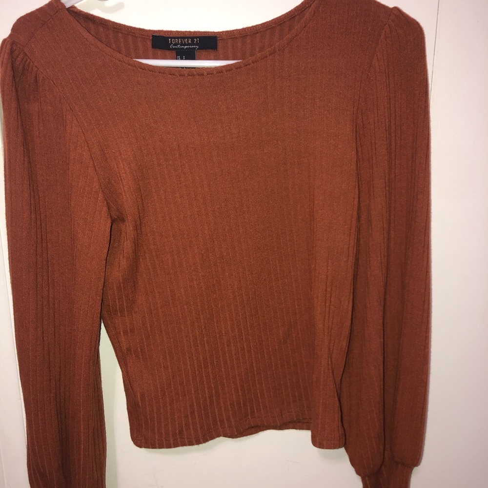 Orange sweater